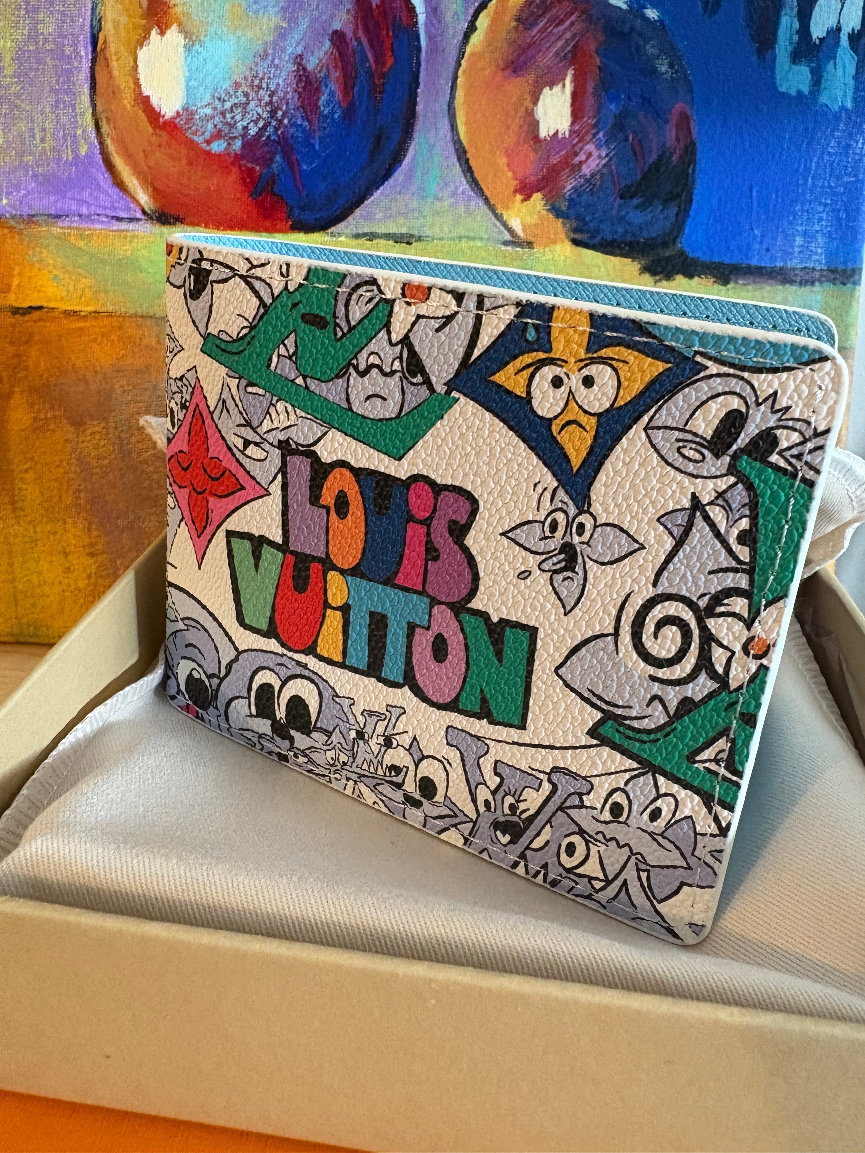 Lv Wallet comic monogram made in France