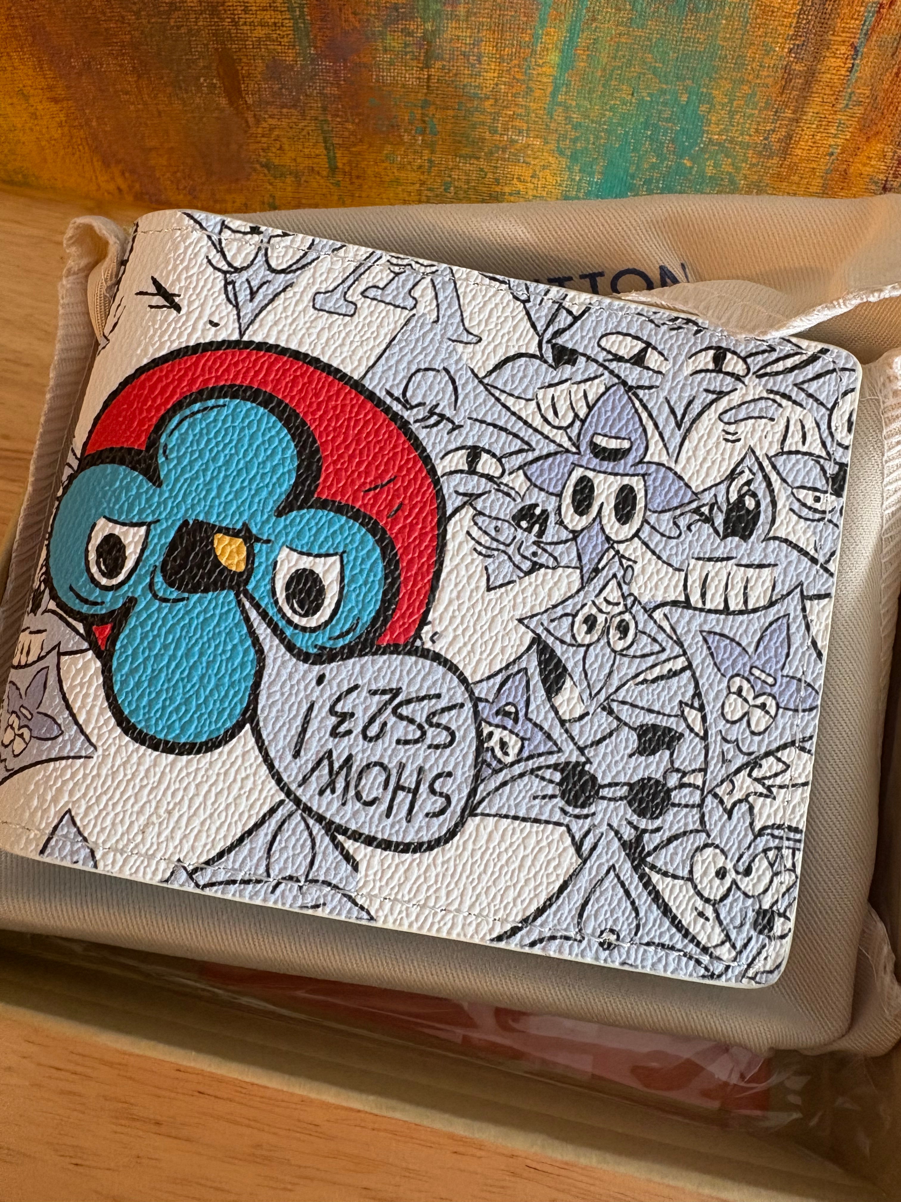 Lv Wallet comic monogram made in France