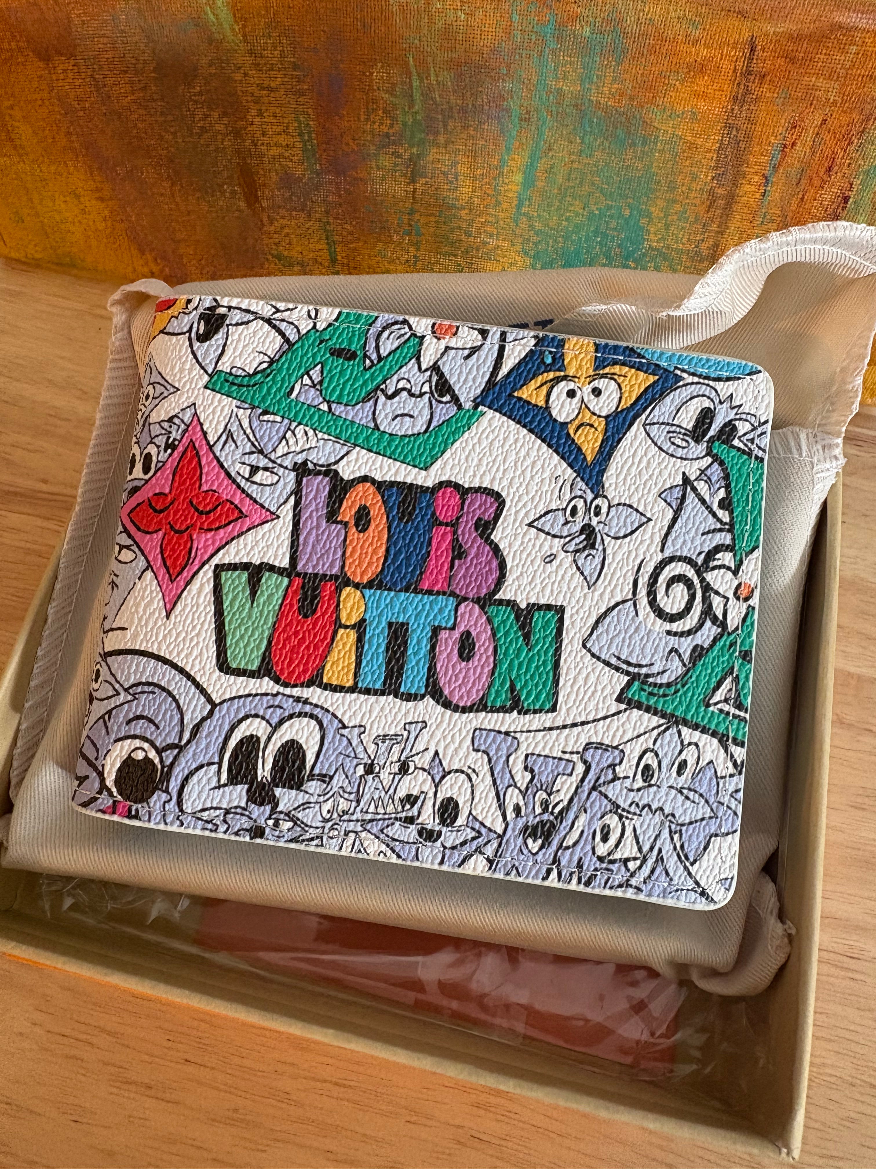Lv Wallet comic monogram made in France