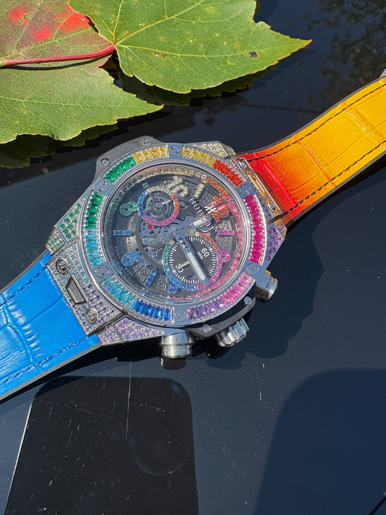 rainbow hublot watch