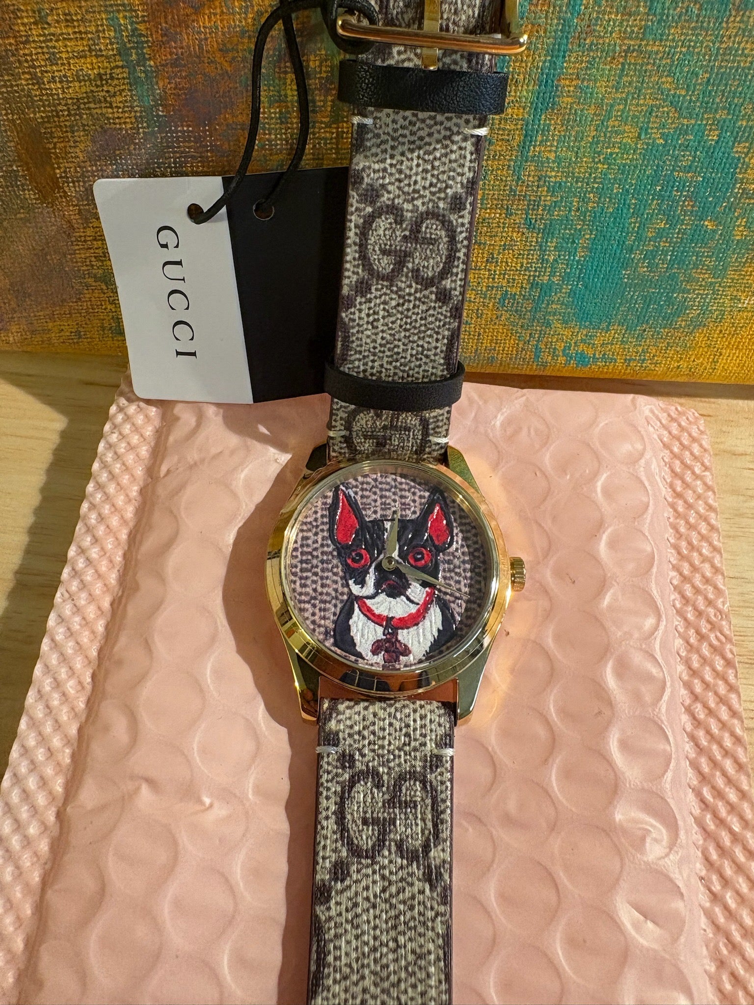 gucci dog watch