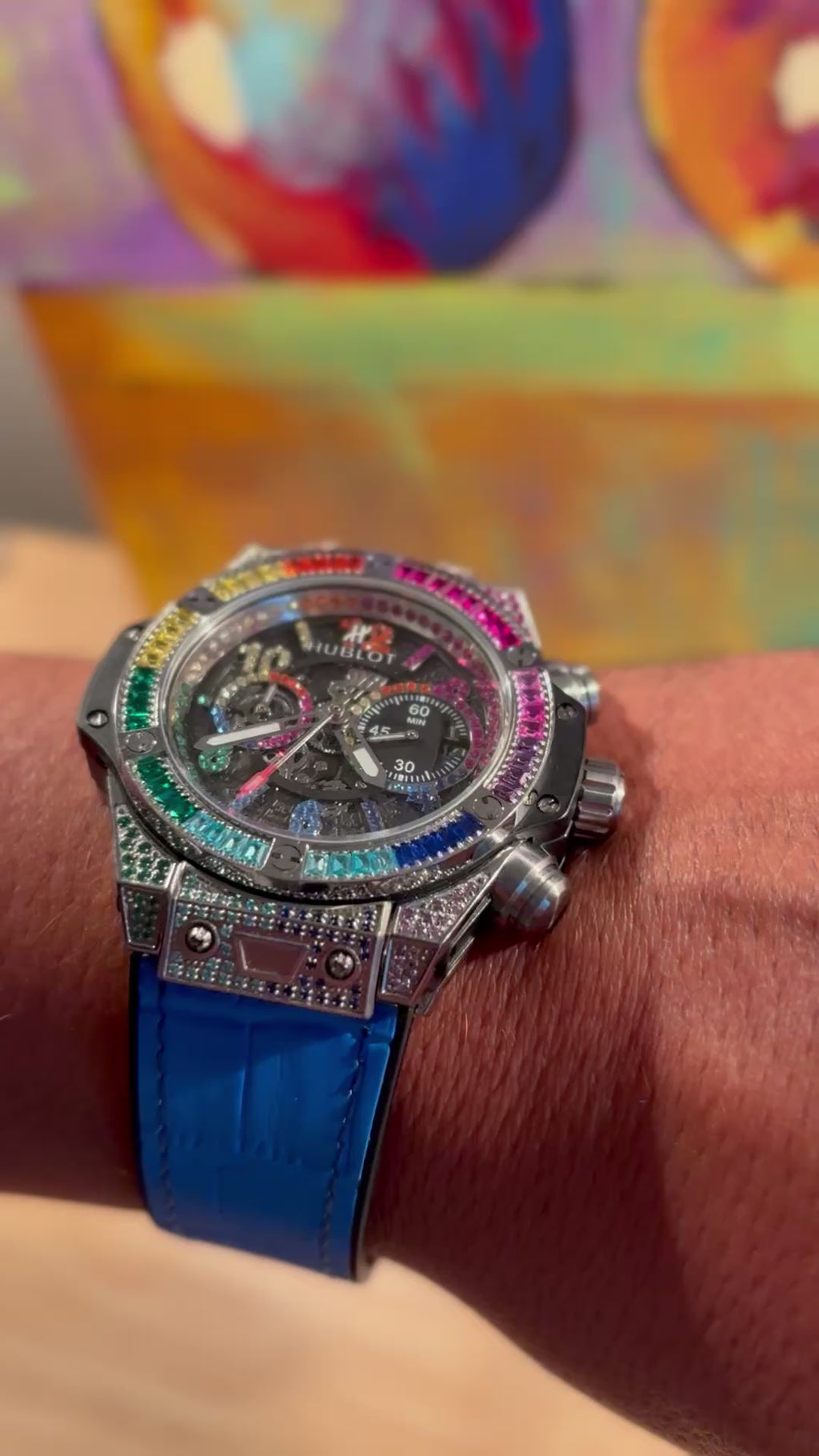 rainbow hublot watch